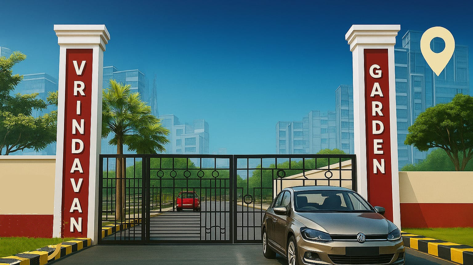 Vrindaban Garden Entrance Gate